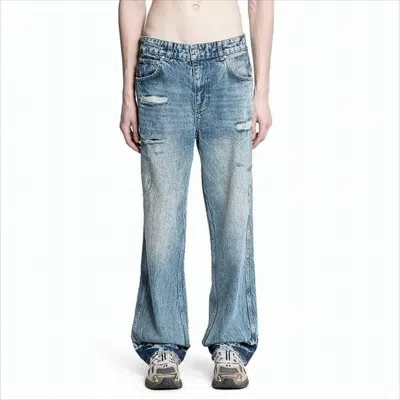 Represent Relaxed Wide-leg Denim Pants In Blue
