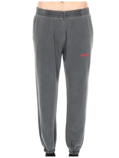 Represent Relaxed-fit Track Pants With Elastic Waistband And Functional Pockets In Multi
