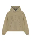 Represent Rep Applique Hoodie In Beige