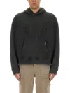 Represent Man Sweatshirt Black Size L Cotton In Black