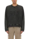Represent "rep Applique" Sweatshirt In Black