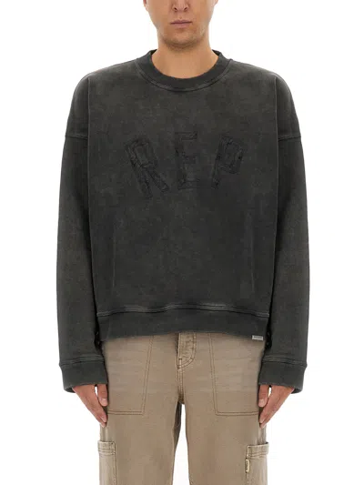 REPRESENT "REP APPLIQUE" SWEATSHIRT