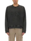 Represent "rep Applique" Sweatshirt In Black