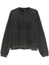 Represent "rep Applique" Sweatshirt In Black