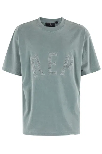 Represent Rep Applique Tshirt In Forest Green