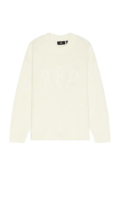 Represent Rep Knit Jumper In Oat