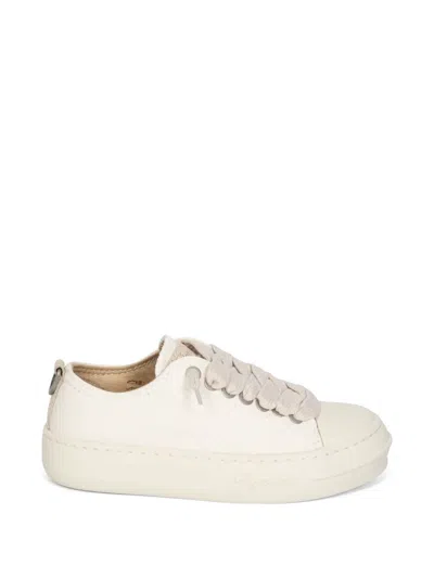 Represent Rep-cap Lace-up Sneakers In White