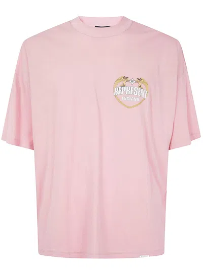 Represent Angel Border T-shirt In Multi