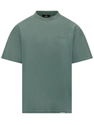 Represent Green T-shirt With Embroidered Logo