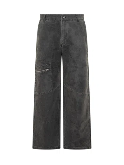 Represent Jeans Cargo Wide Fit In Gray