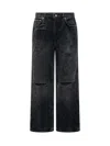 Represent Jeans Wide Fit Destroyed In Blue