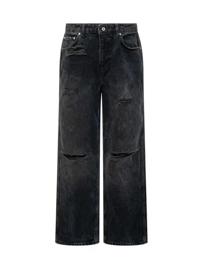 Represent Jeans Wide Fit Destroyed In Blue