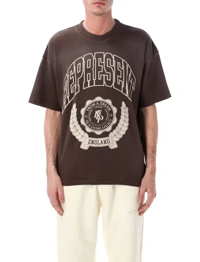 Represent Legacy Crest T-shirt In Brown