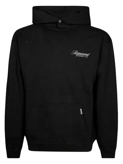 Represent Owners Club Script In Black