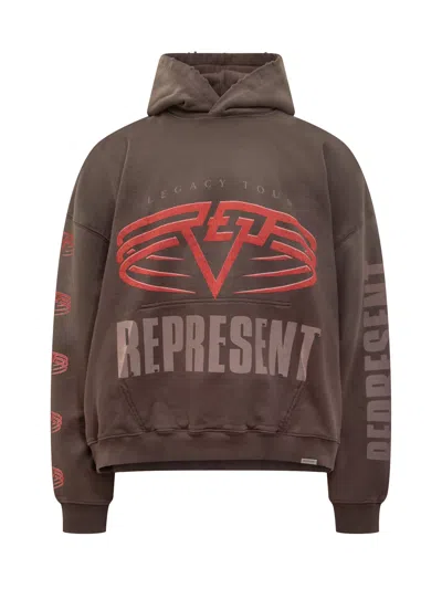 Represent Reprintesent Mini Sweatshirt With Hood In Nero