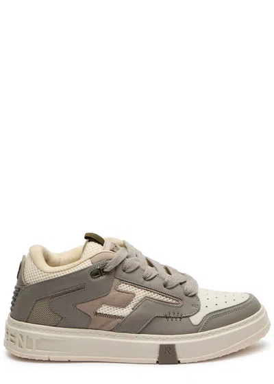 Represent Reptor 2 Panelled Mesh Sneakers In Beige