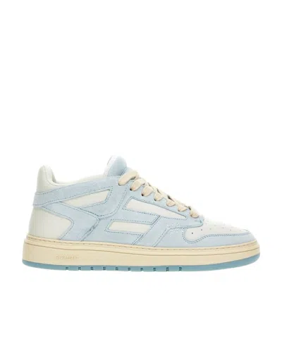 Represent Reptor Low Panelled Sneakers In White