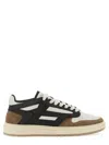 Represent Reptor Leather And Suede Sneakers