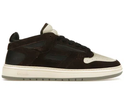 Pre-owned Represent Reptor Men's  Low Sneakers In Brown/black/vintage White