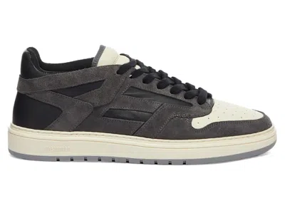 Pre-owned Represent Reptor Men's  Low Sneakers In Grey/black/vintage White