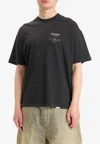 Represent Revere Manor Black T-shirt With Logo Lettering On The Front And Maxi Print On The Rear In Cotton Jer In Black