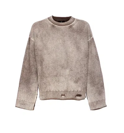 REPRESENT REVESIBLE FADE OUT SWEATER
