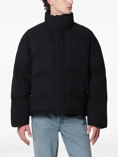Represent Riot Puffer Jacket In Black