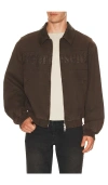 Represent Roscoe Bomber Jacket In Brown