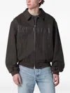 Represent Roscoe Bomber Jacket In Whisky-colored Canvas In Brown