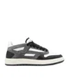 Represent Round Head Lacing Casual Sneakers In White