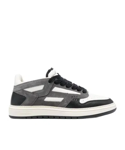 Represent Round Head Lacing Casual Sneakers In White