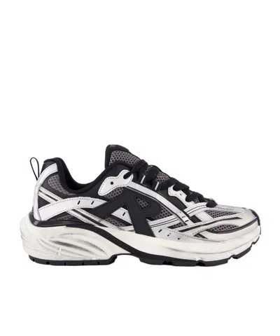 Represent Round Head Low-cut Sneakers In White