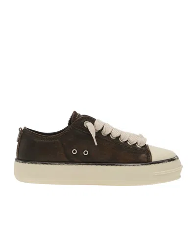 Represent Round-toe Sneakers In Brown
