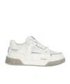 Represent Studio Leather Gradient Sole Sneakers In White