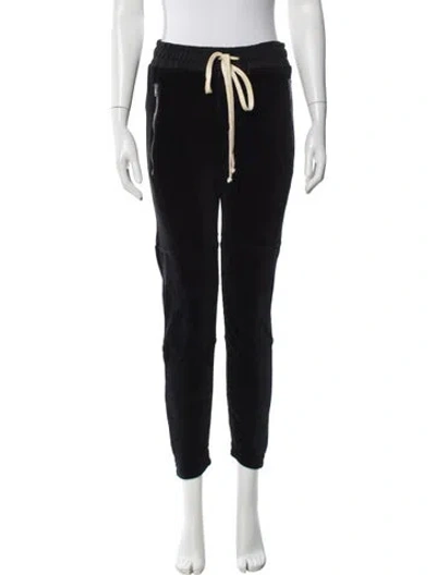 Pre-owned Represent Ruffle Embellishment Sweatpants In Black