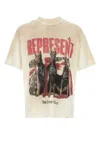 Represent 티셔츠 남성 색상 베이지 In White