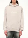 Represent Script Logo Hoodie In Neutral
