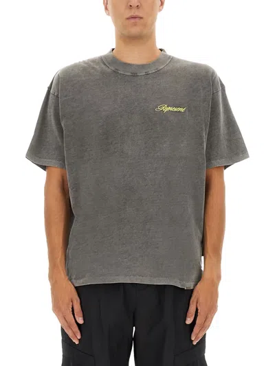 Represent Logo Printed T-shirt In Burgundy