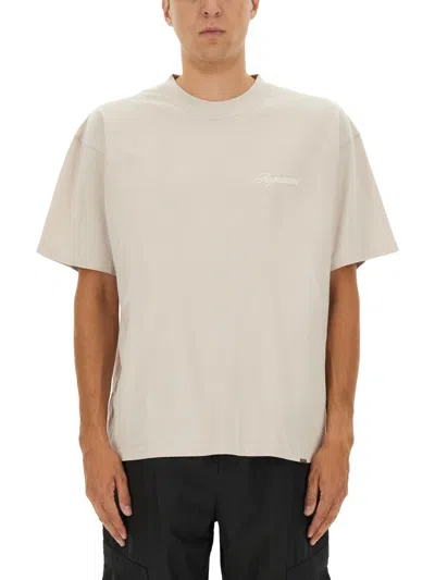 Represent Script Logo Tshirt In Neutral