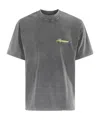 Represent Script Logo T-shirt In Gray