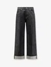 Represent Black Selvedge Denim Jeans In Blue