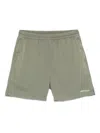 Represent Serif Shorts In Green