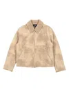 Represent Shearling-collar Jacket In Neutral