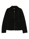 Represent Faux Shearling Jacket In Black