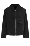 Represent Faux Shearling Jacket In Black