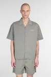 Represent Shirt In Green Cotton In Gray