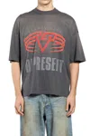 Represent Reversible Living Legacy Tour T-shirt In Grey In Gray