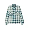 Represent Sun Bleached Cotton Flannel Button-up Shirt In Multi