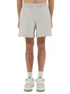Represent "initial" Knee Length Shorts In Grey