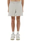 Represent "initial" Knee Length Shorts In Grey